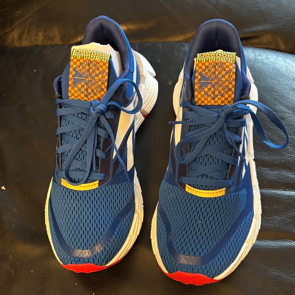 Reebok Navy and White Sneakers